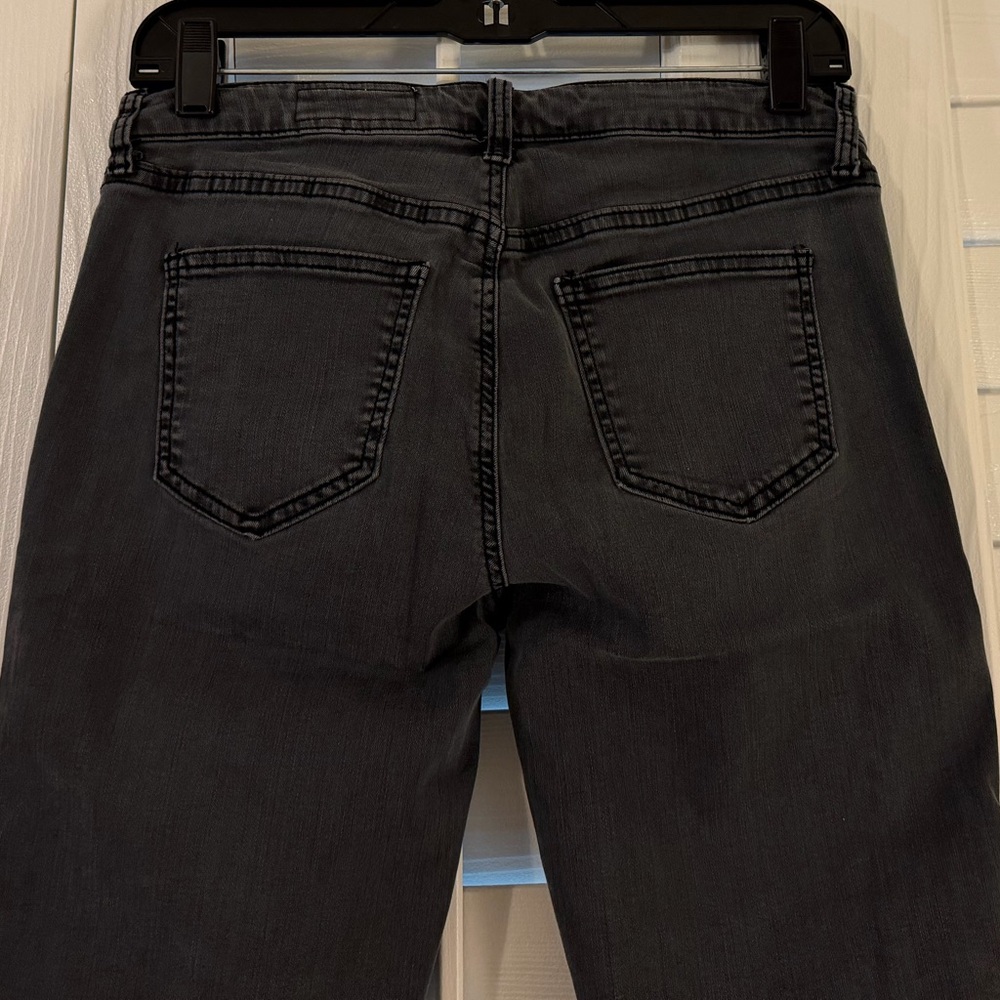 Pistola Audrey Moto Skinny Jeans in Charcoal Black, EUC, size 28. Stretch Denim - Picture 7 of 10